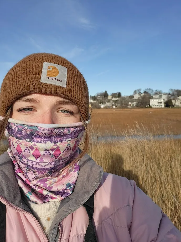 Selfie at the Great Marsh in Marblehead